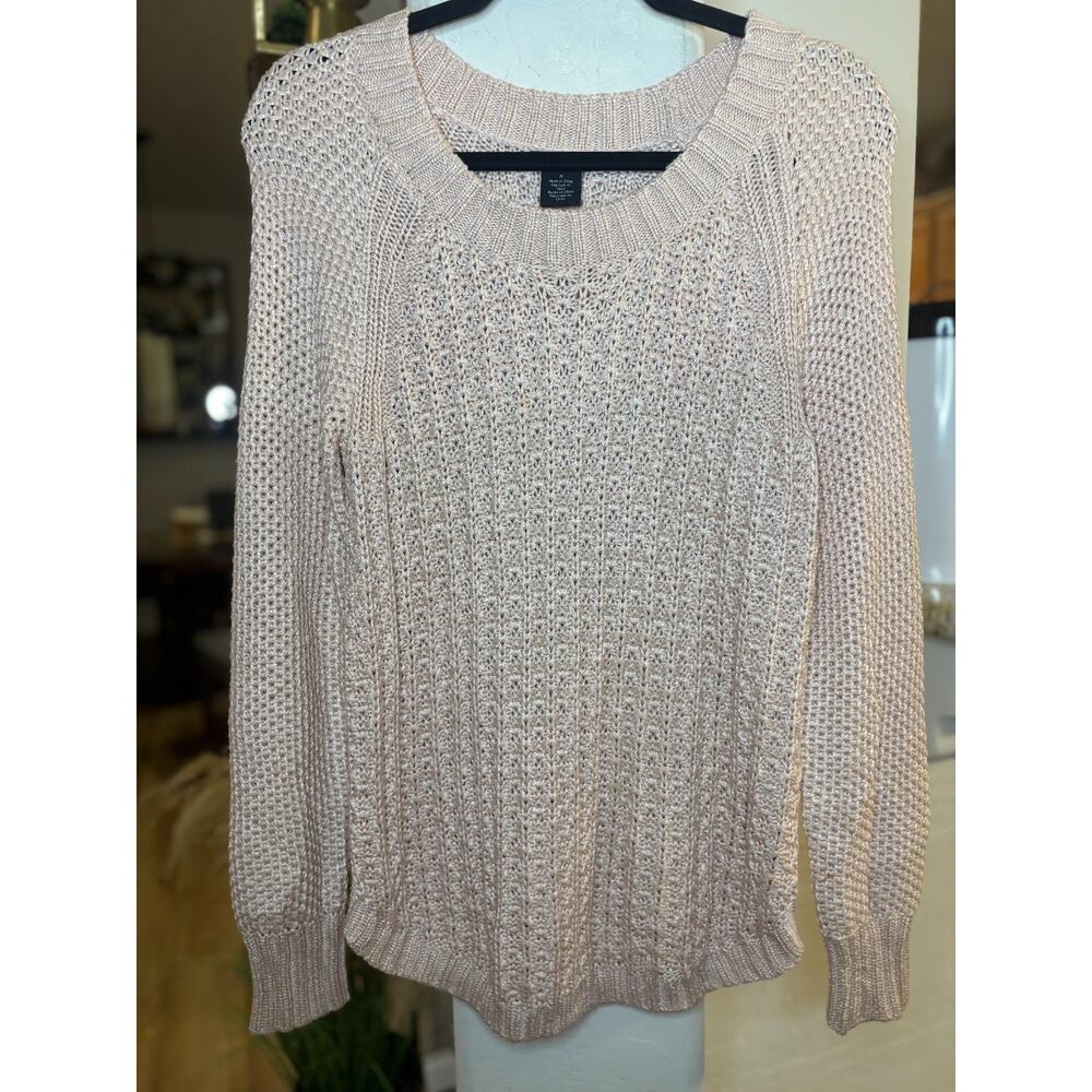 Calvin Klein Pink Knit Sweater Tunic Size M 6-10